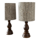 Paire de lampes de table bruno karlsson, ego stengods atelje, grès, suède, vi