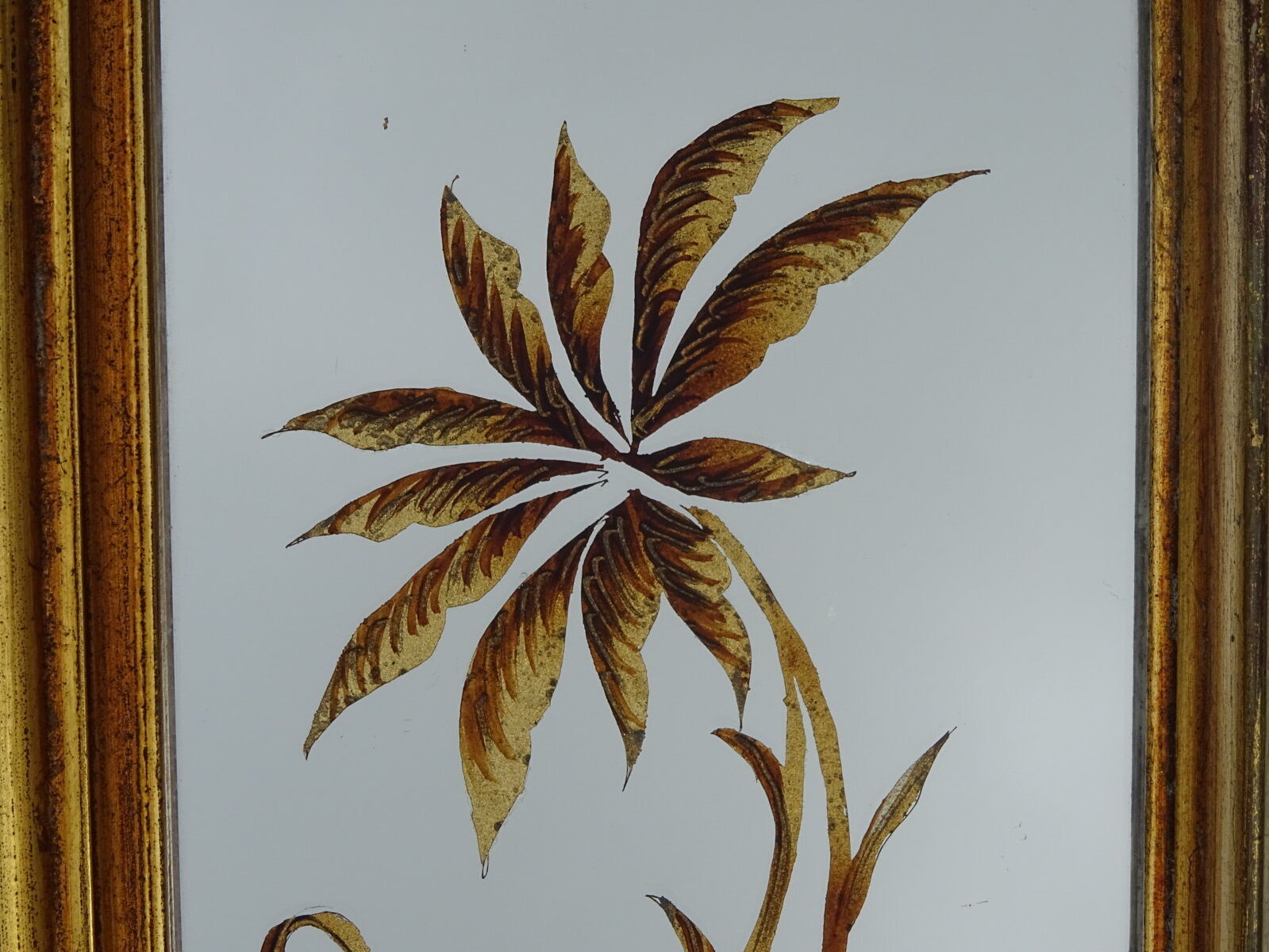 Venetian mirror with parecloses 54x45cm