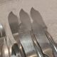 5 fish cutlery sets 11p silver plated metal goldsmith Europfelix uni-flat