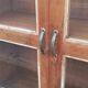 Old wooden glass cabinet
