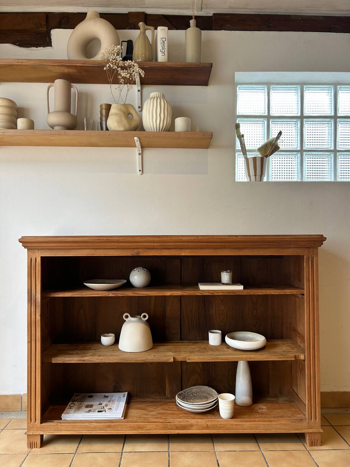 Display cabinet bookshelf