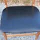 Set of 4 Scandinavian-style teak chairs from the 1970s.
