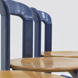 Vintage Bruno Rey dining chairs model 3300 set of 6