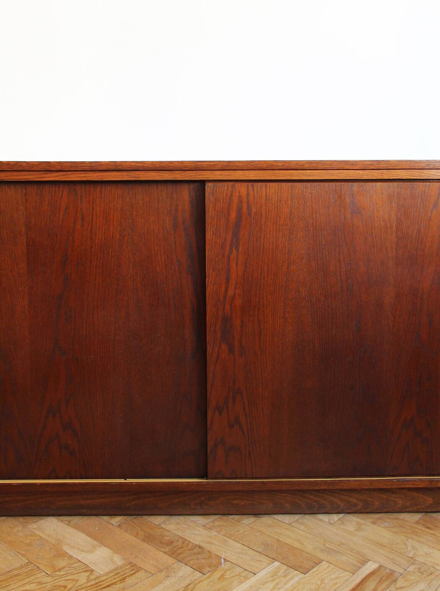 Vintage 1966 Czechoslovak Oak Sideboard by UP Závody
