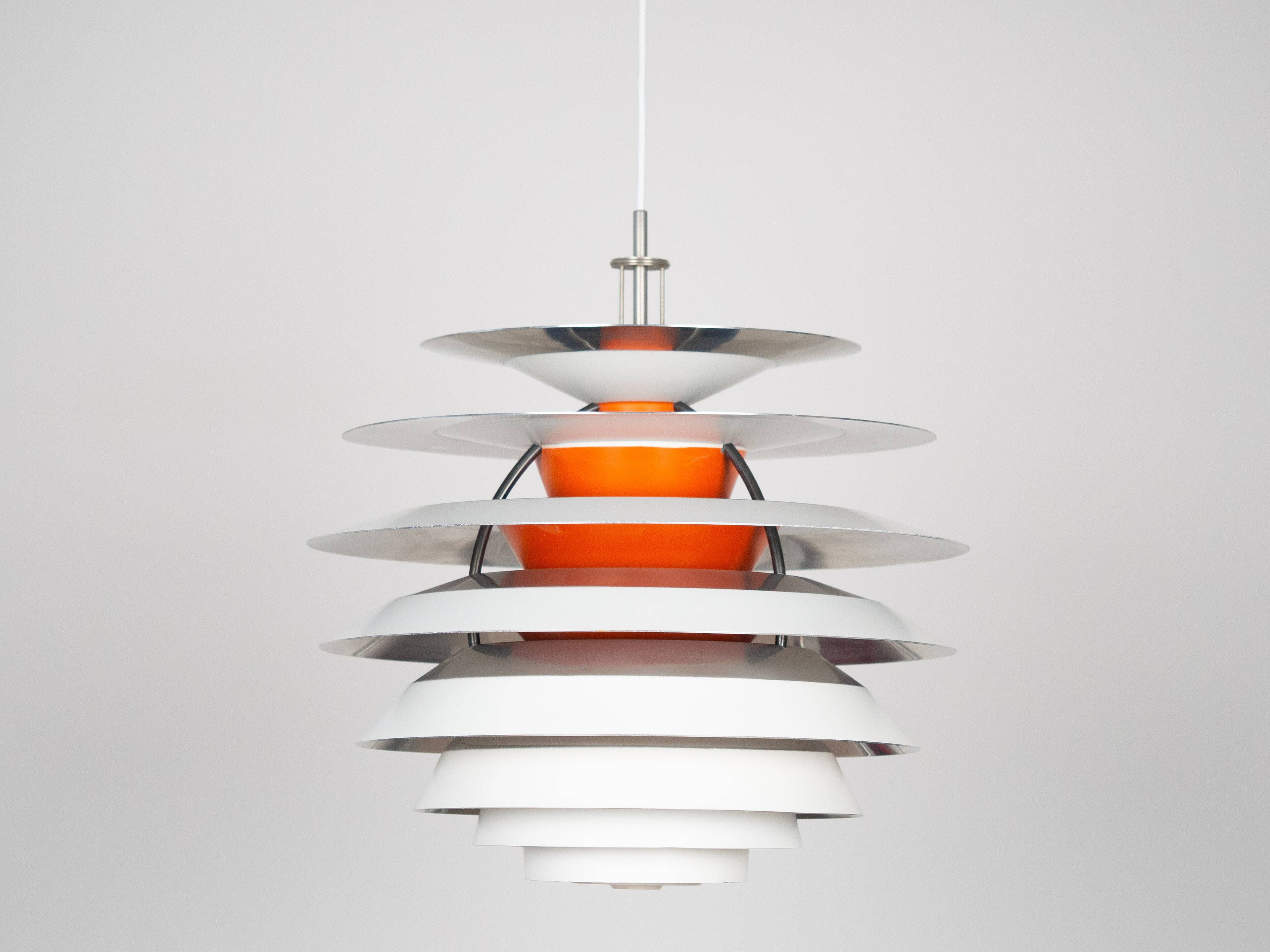 Vintage danish PH Kontrast pendant lamp by Poul Henningsen, Louis Poulsen, 1962