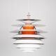 Vintage danish PH Kontrast pendant lamp by Poul Henningsen, Louis Poulsen, 1962