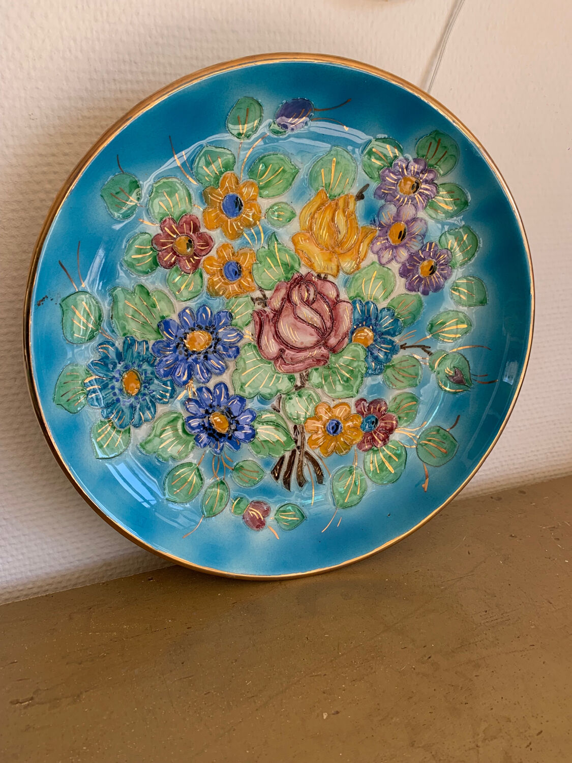 Vintage Cérart Monaco ceramic dish