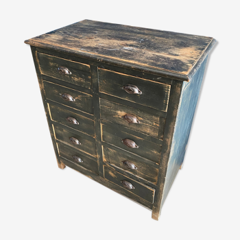 Old patinated craft furniture