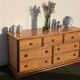 Vintage Enfilade Commode Maugrion Rattan - Roche Bobois