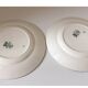Longwy green ceramic plate, ironstone, 19th century