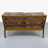 Canapé deux places vintage Senator en teck par L. Olsen, années 1970