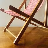 Chilienne en bois vintage pour poupée