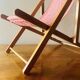 Chilienne en bois vintage pour poupée