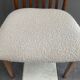 Set of 4 Kai Kristiansen dining chairs 1960s  in White Boucle