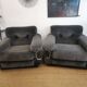 Paire de fauteuils design vintage italien des annes 70