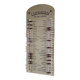 Vintage metal grocery list