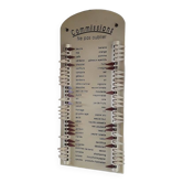 Vintage metal grocery list