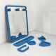 Blue Bathroom Set by Gedy, 1970