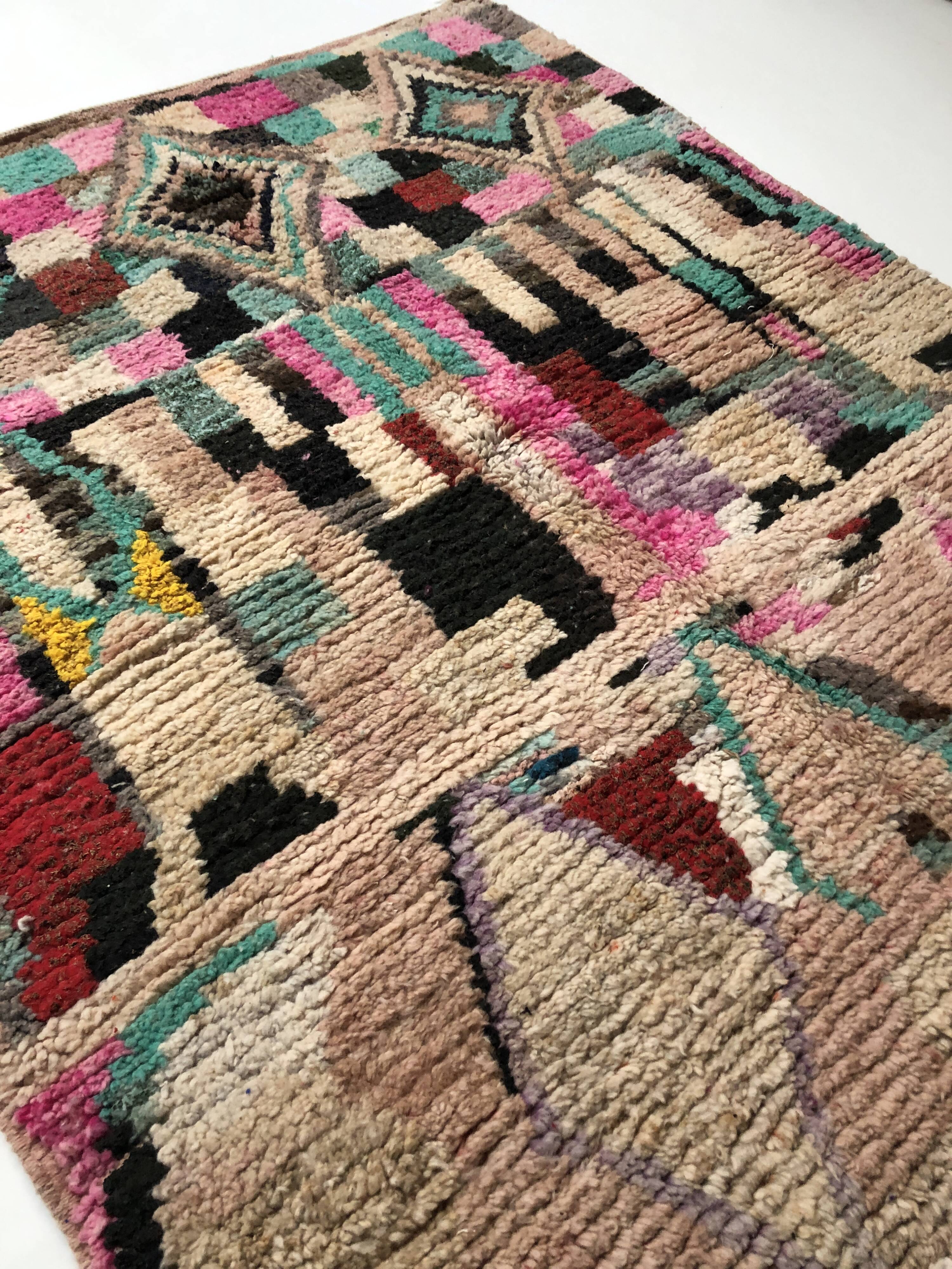 Moroccan Berber carpet Boujaad 1.59x1.3m