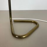 Lampe de table kalmar style hollywood regency brass table light, autriche, années 1950