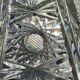 Empty pocket/Ashtray octagonal shape Diamond in finely cut Bohemian crystal, vintage