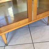 Scandinavian vintage bookcase display case