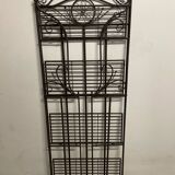 Foldable metal shelf