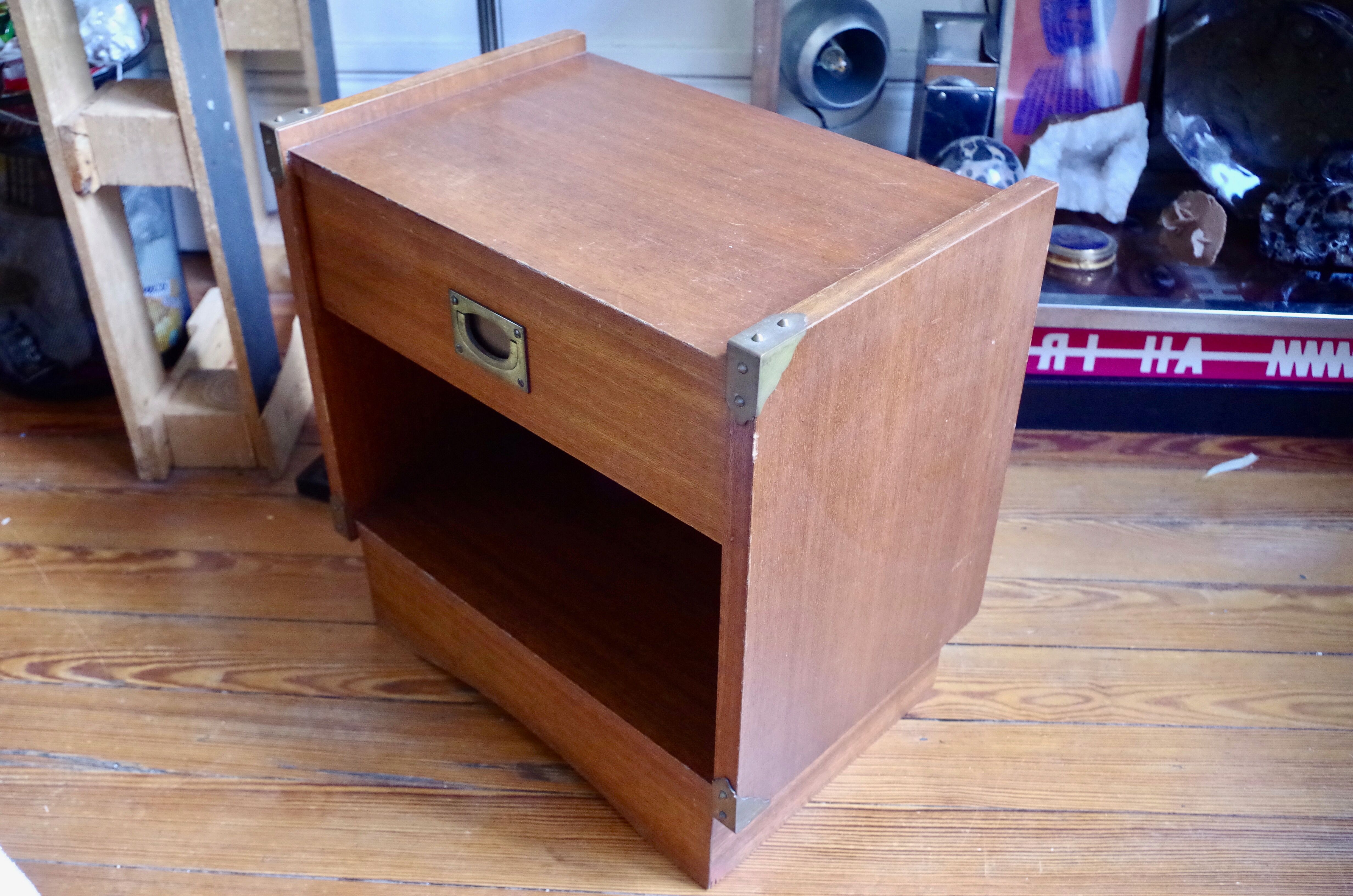 Vintage boat marine bedside table 70's