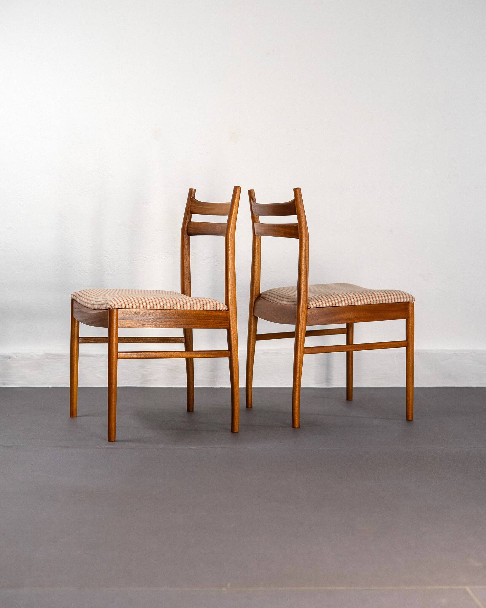 Set of 2 Dining Chairs by AH Mcintosh & Co made of Teak