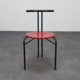 Ensemble de 4 chaises de salle à manger postmodernes, années 1980