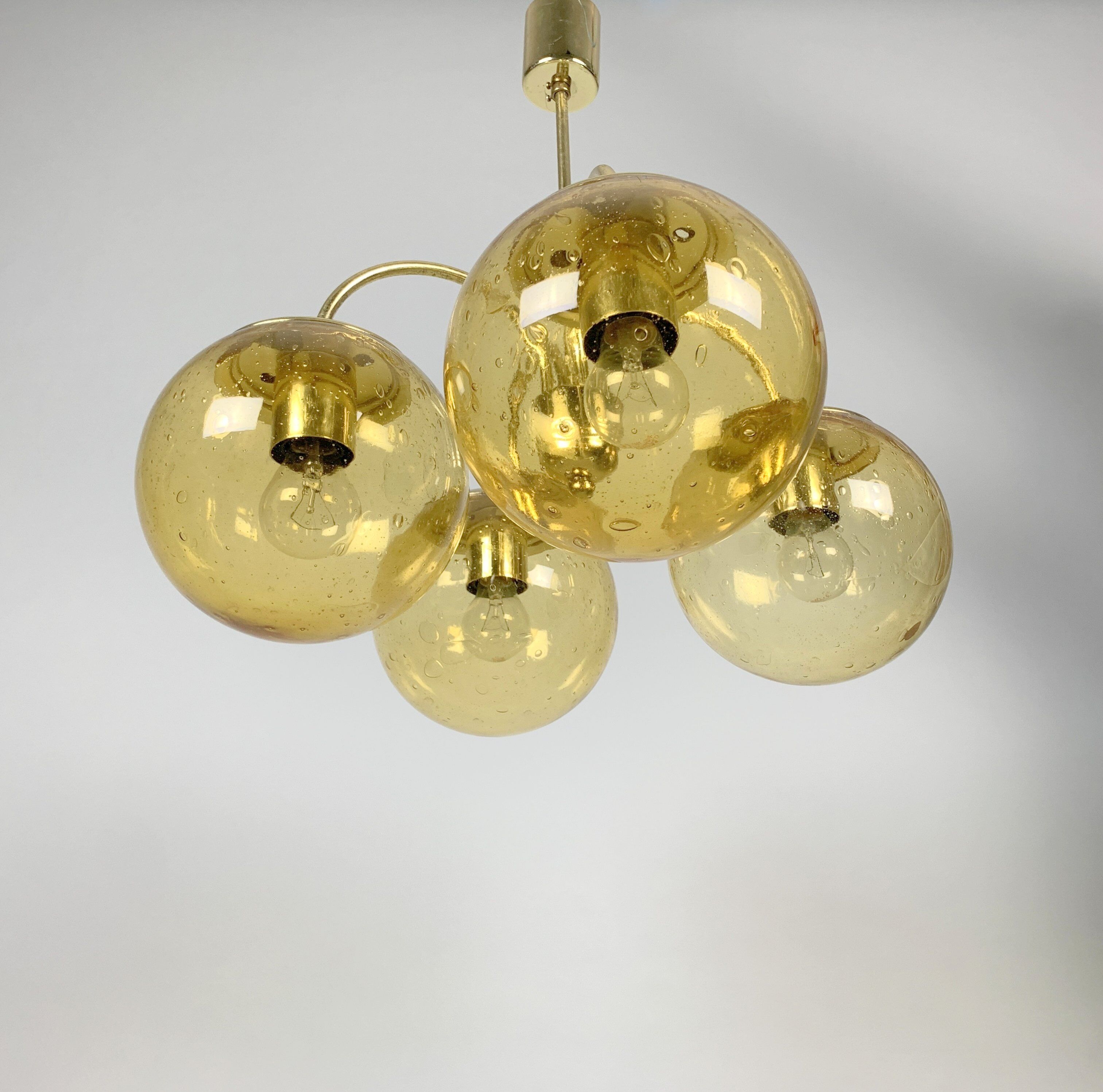 Chandelier by Kamenicky Senov, 1960