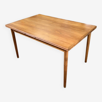 Danish teak table Ansager Mobiler, 1960s