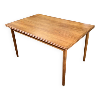Danish teak table Ansager Mobiler, 1960s