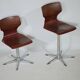 8 chaises pivotantes Flototto, années 70