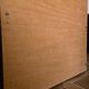 Pair of vintage bedside tables with high backrest in wood - 1970s
