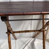 Table pliante en bambou