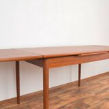 Mid-Century Danish Teak Extendable Dining Table, 1960s.