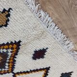 Handmade wool Berber rug 240 X 148 CM