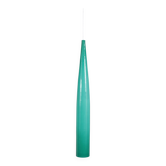 Suspension Alessandro Pianon en verre bleu sarcelle pour Vistosi, Italie 1960