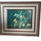 Still life, oil on framed canvas.