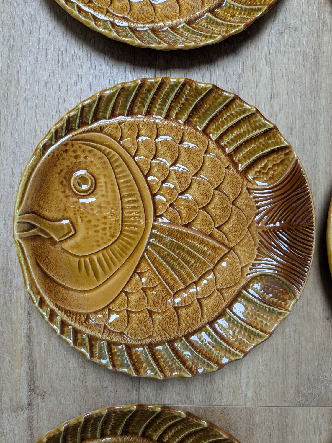 fish plates Sarreguemines