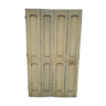 Lot shutters / doors / 4 elements solid wood patinated ep 1940 - 170 cm Condition : -