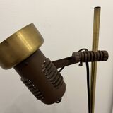 Floor lamp with 2 adjustable spotlights from the 70s/80s
