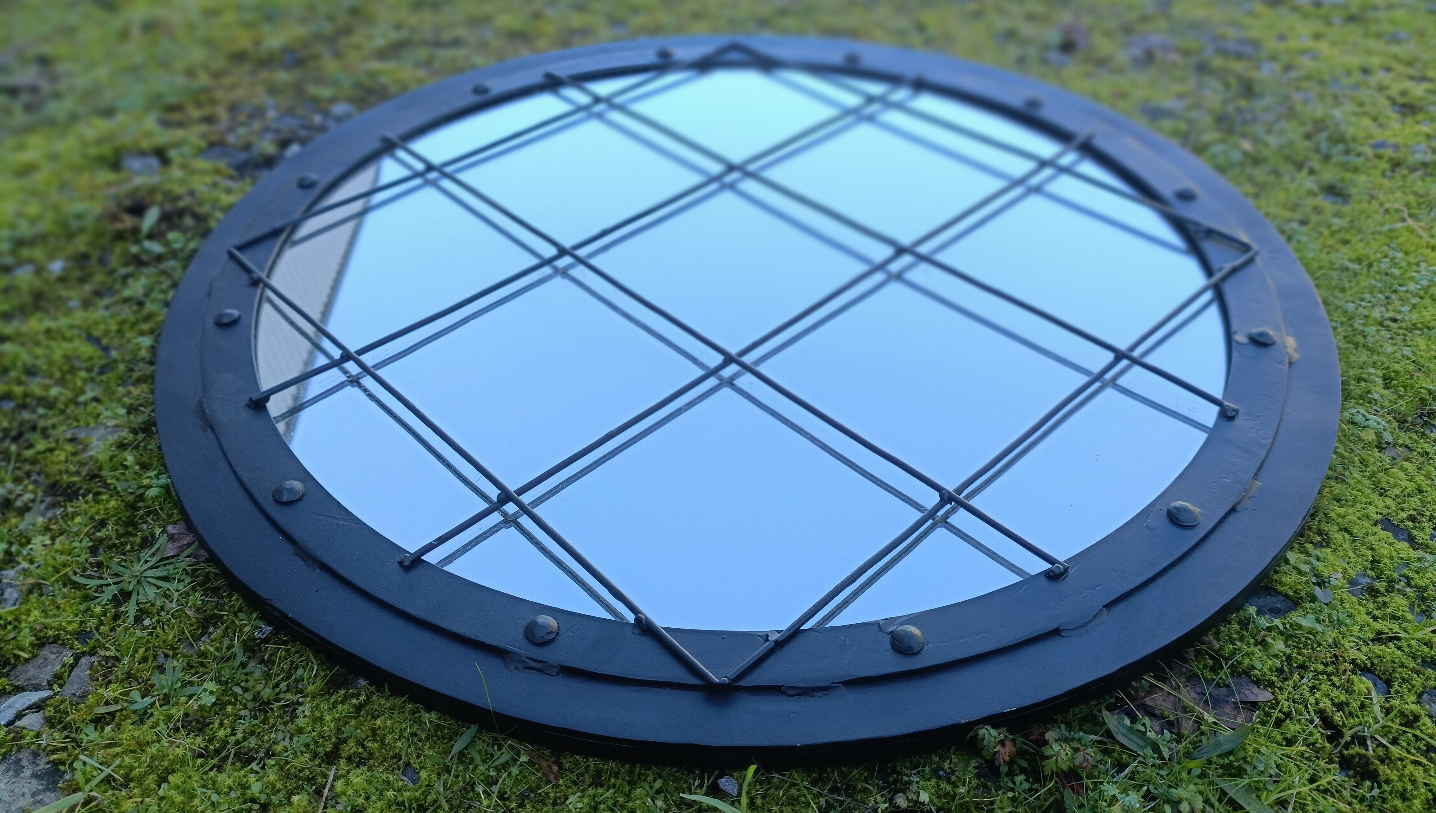 Industrial round mirror
