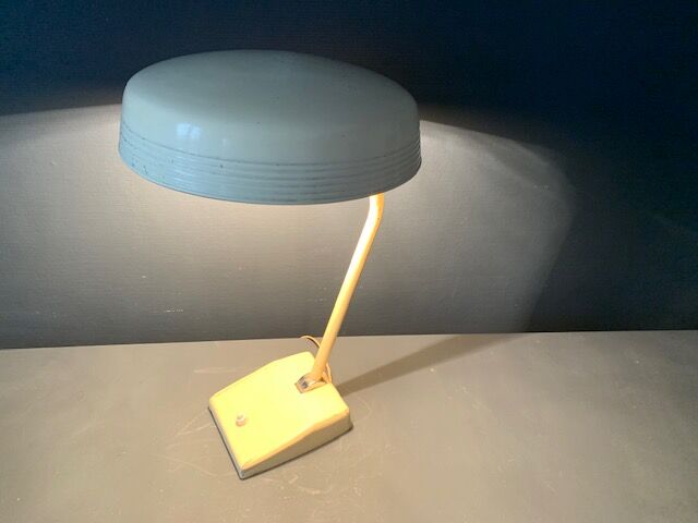 Desk lamp 50s unbleached metal