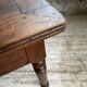 Table de ferme ou table de drapier noyer massif 1900