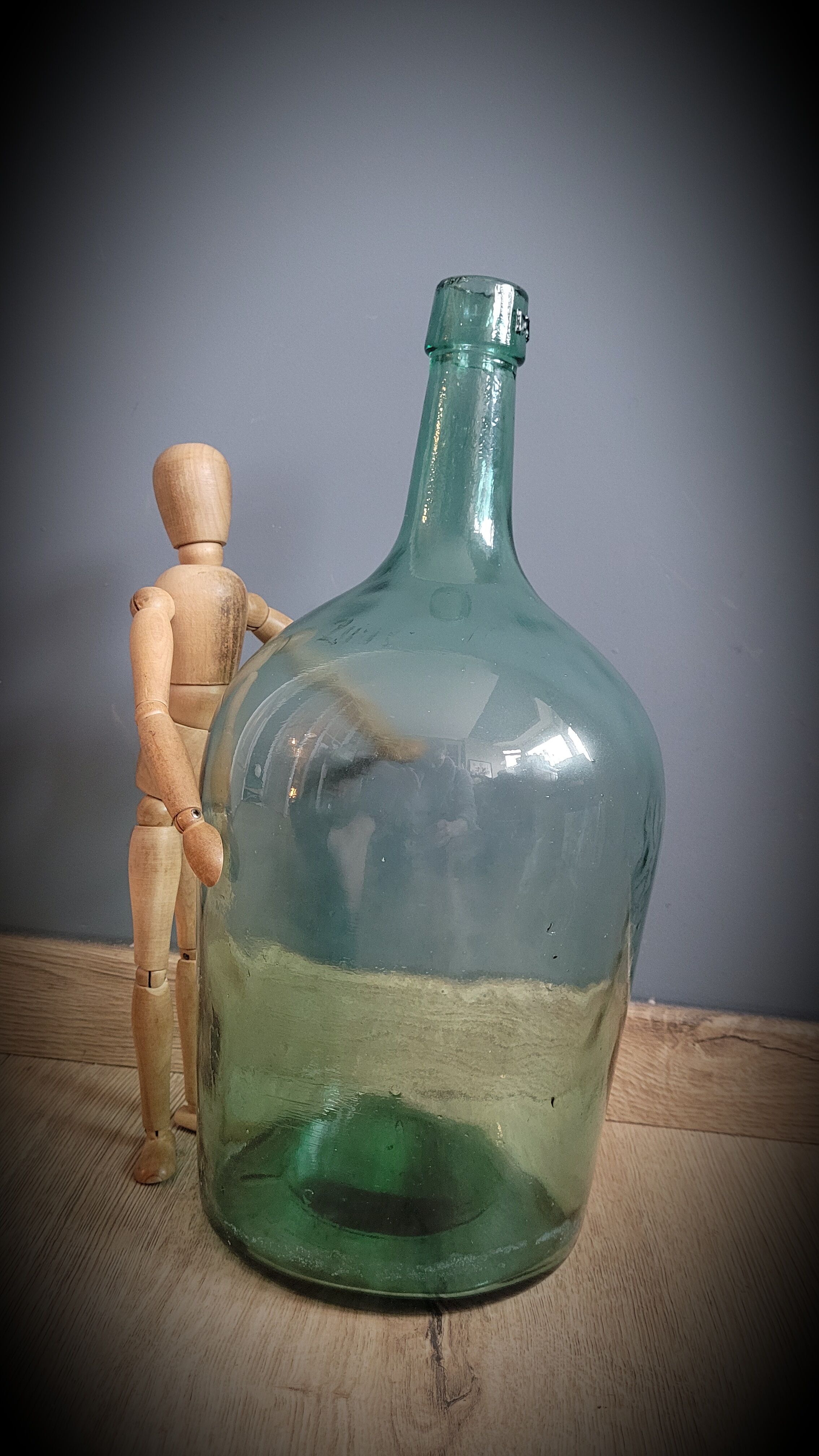 Dame Jeanne 6l right green