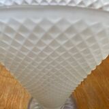 Frosted glass vase