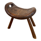 Tabouret de laitier savoyard brutaliste