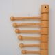 Vintage wooden wall coat holder